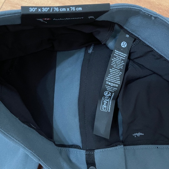 Lululemon Men ABC Trouser 30" x 30" Slim Fit Gray New With Tag - Picture 4 of 7